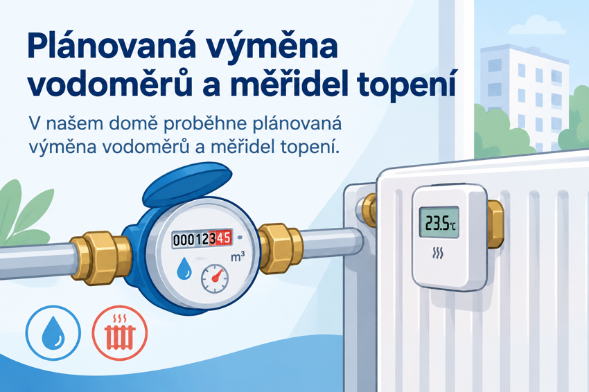 Termíny výměny vodoměrů a měřidel tepla